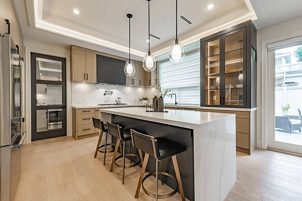 Kitchen island with seating Joppa